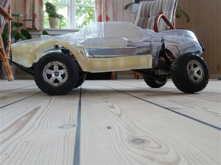 Truck Traxxas slash - her mit poline dessert rat body, se mit fotoalbum for at se det endelige resultat! billede 2