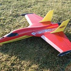 Fly Fun Jet med lys (solgt)