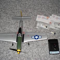 Fly mustang P51D (solgt)