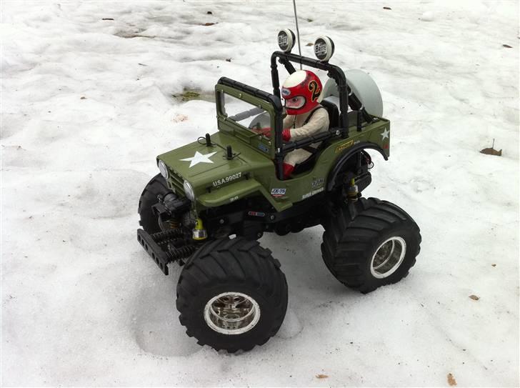 Bil Wild Willy 2, Tamiya - Wild Willy i sneen billede 1