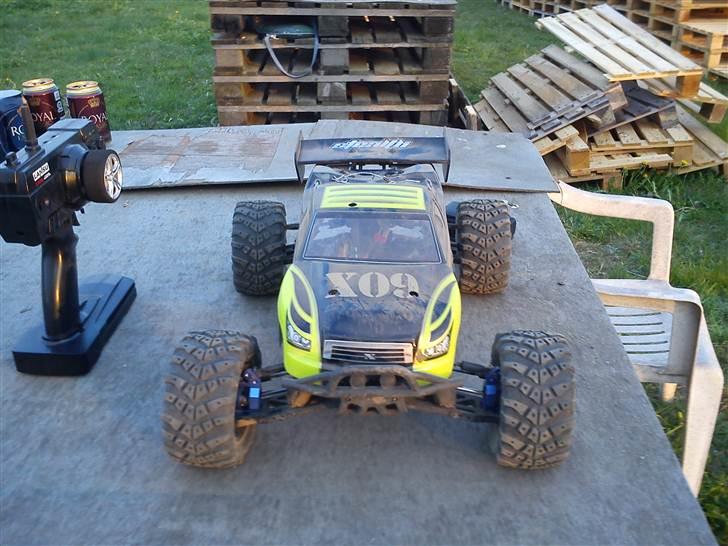 Bil HBX stealth XO9 brushless - efter en Fed køre tur på Rc bornholm banen i Årsballe billede 11