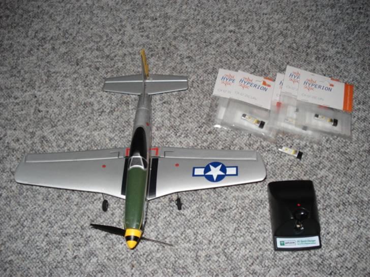 Fly mustang P51D (solgt) billede 2