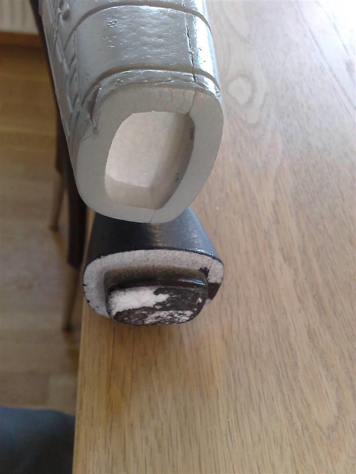 Fly F5E Tiger EDF JET  - Inden snuden bliver limet på. Den er også malet sort.  billede 6