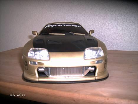 Bil Toyota Supra -solgt- - forfra... her kan man se at alt foran intercooleren er slebet væk.... billede 2