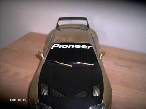 Bil Toyota Supra -solgt- - her kan man se de indfarvede vinduesvisker og streameren... billede 4