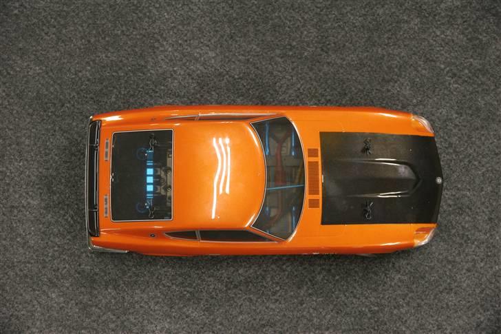 Bil Tamiya M05 Mini Cooper - HPI karrosse Datsun 240Z, Den orange farve er fra Lambogini, men det kører den sgu ikke hurtigere af... billede 19