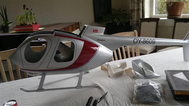 Helikopter Graupner Hughes 500E billede 6