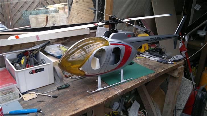 Helikopter Graupner Hughes 500E billede 9