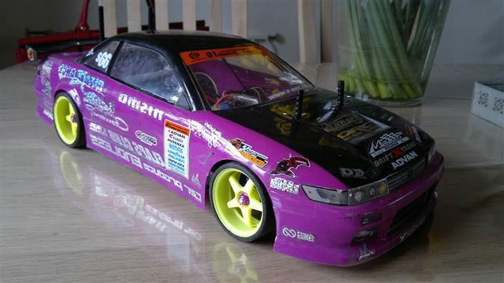 Bil Tamyia TT-01E Silvia PS13 - Klar parat til drift.. billede 2