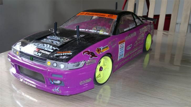 Bil Tamyia TT-01E Silvia PS13 - Lygte sæt kommer nok på en dag. :) billede 3