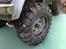 Off-Roader Tamiya Hilux Highlift (Junkyard Dog) - dækket sidder udover fælge på ydersiden