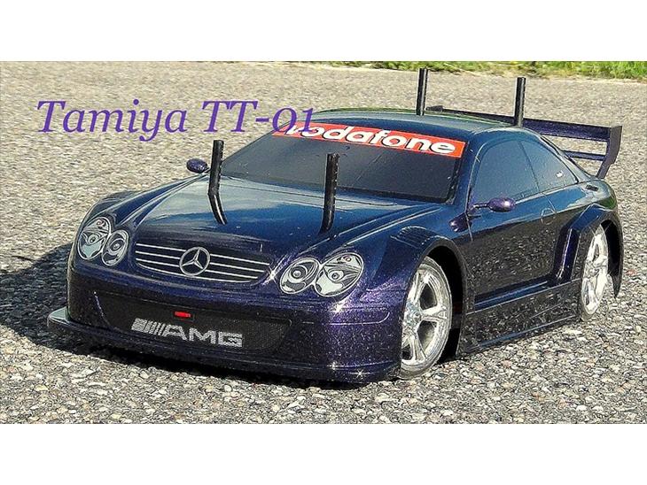 Bil Tamiya TT-01 Mercer - Tamiya TT-01 Mercedes AMG DTM Racer billede 1