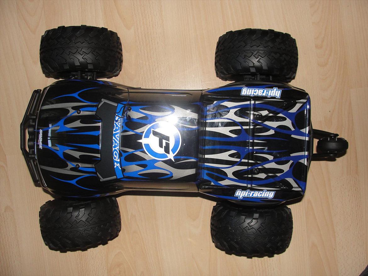 Off-Roader Hpi Savage Flux 2350 - indenfor med karossen på billede 8