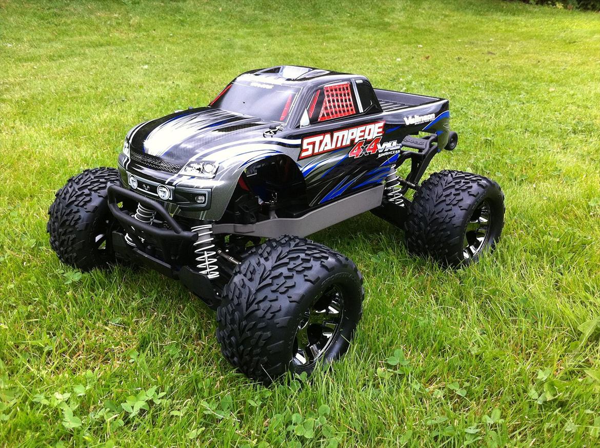 Off-Roader Traxxas Stampede 4X4 VXL - Standard, under 24 timer efter modtagelse, og første chance for at komme ud af trille. billede 6