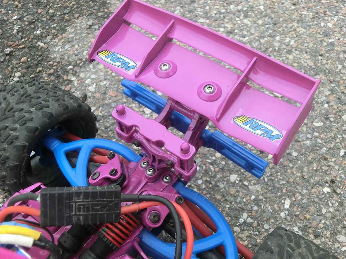 Off-Roader Traxxas Mini E-revo VXL Pink Spec. Byttet. billede 8