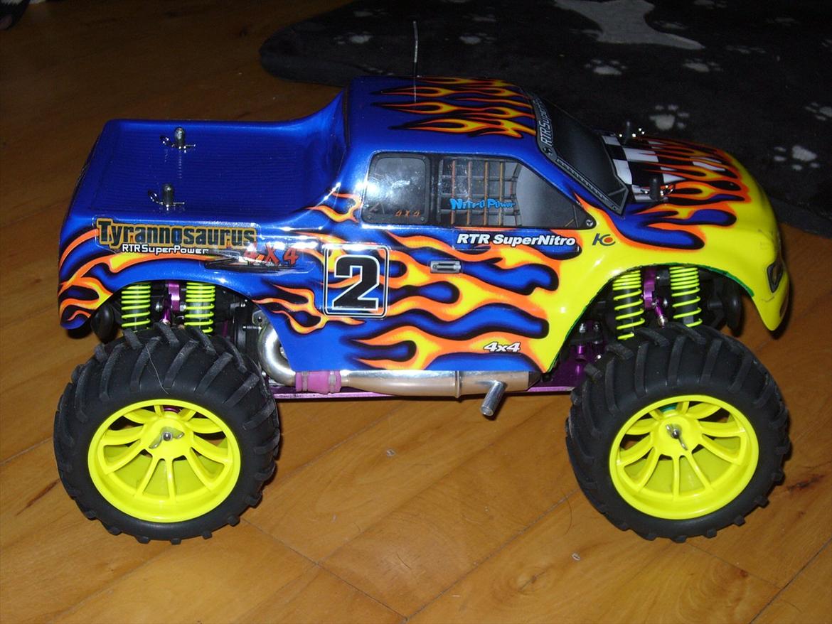 Truck Monster-truck - Tyrannosaurus med ny karrosse og alu-upgrade. billede 20