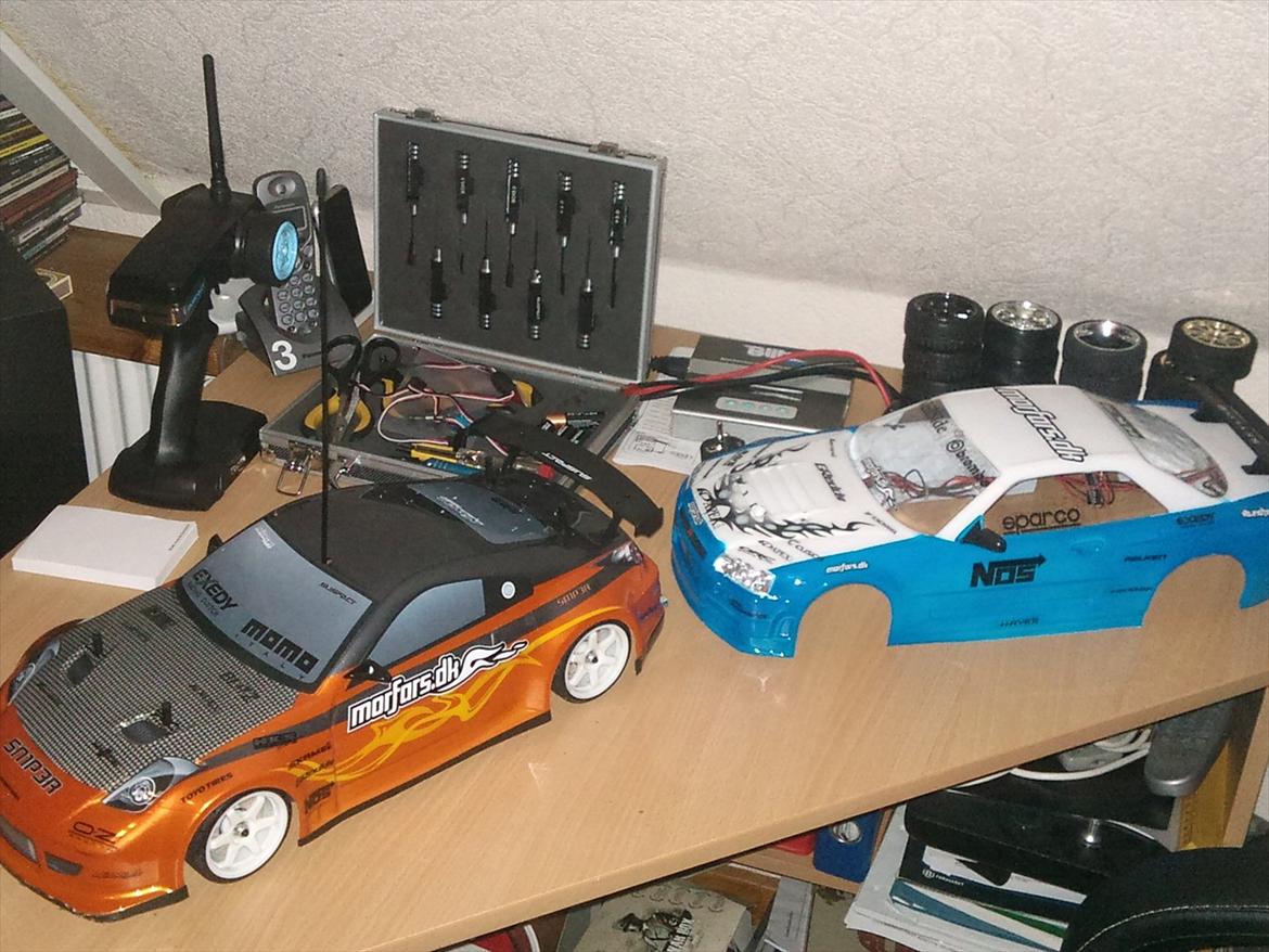 Bil Sniper Drift "Alu" - "værkstedet"  eller bare mit skrivebord som er lavet lidt om ;) billede 2