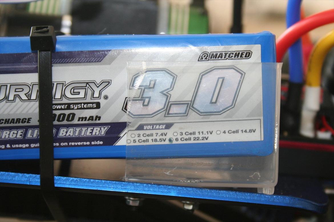 Off-Roader ET-Maxx [recycled] - turnigy 6s 3A LiPo billede 7