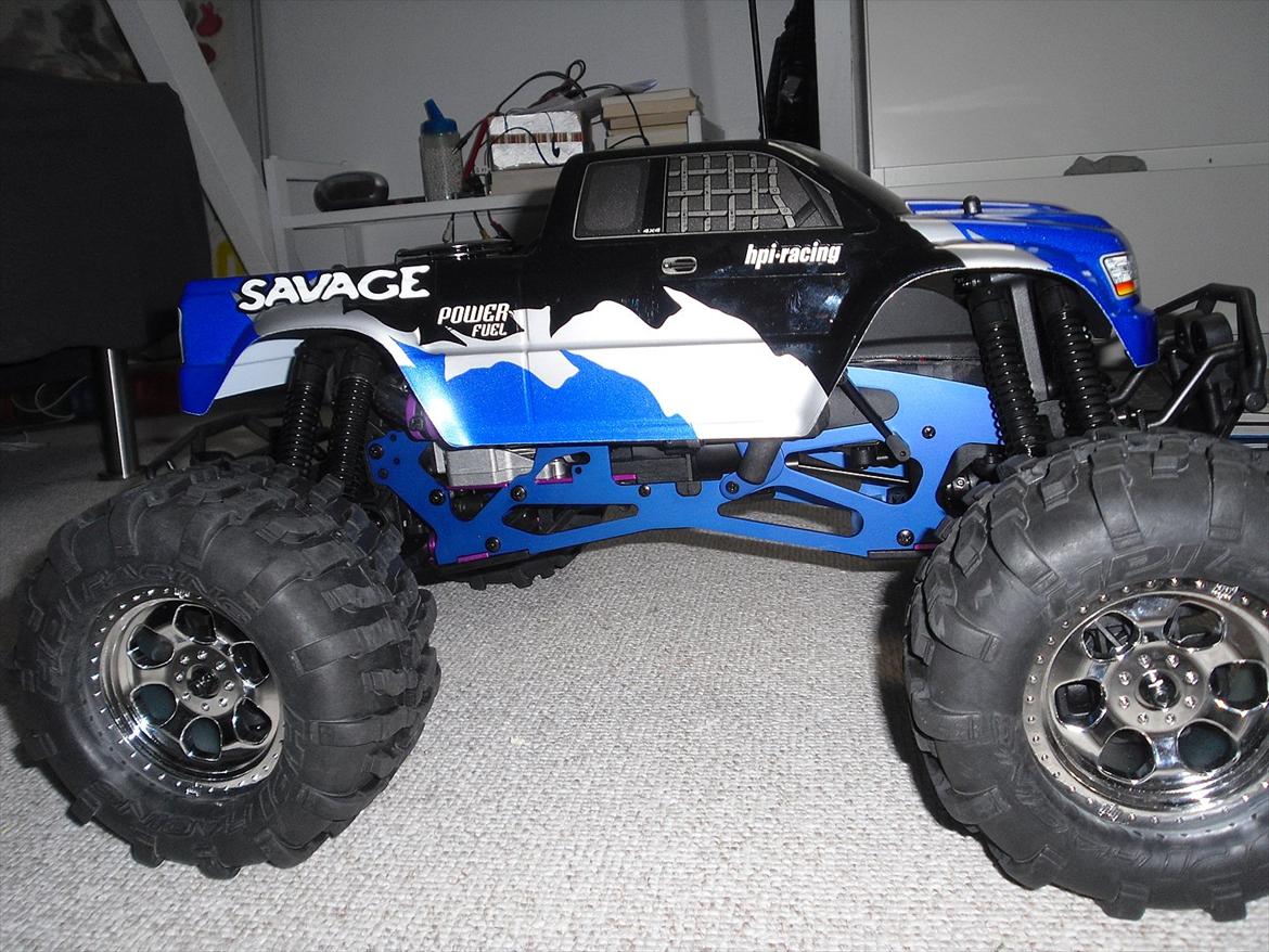 Truck hpi savage 3,5/4,6 monster truck med 3 gear og bak billede 3