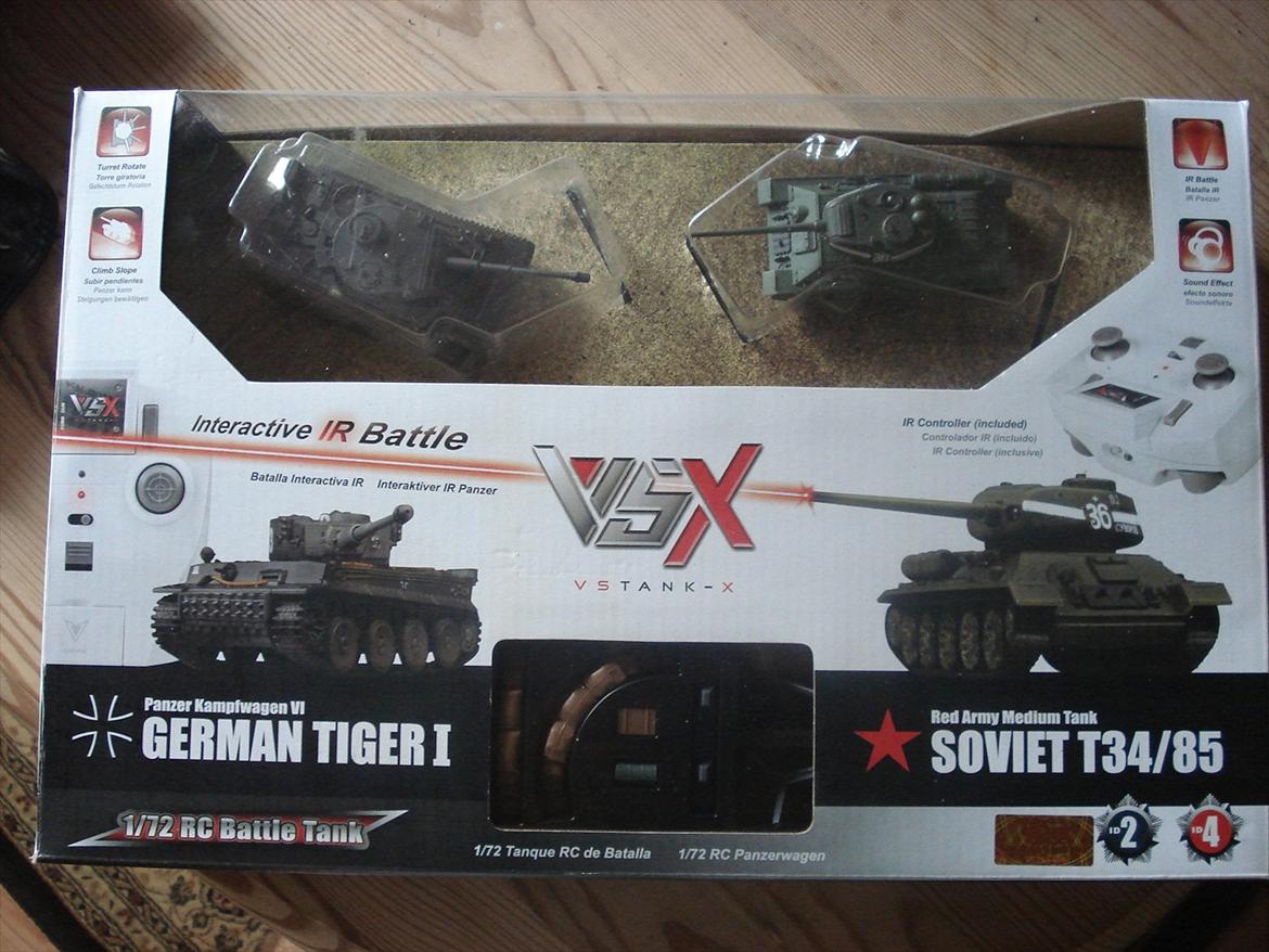 Militær GERMAN TIGER / SOVIET T34/85 billede 2