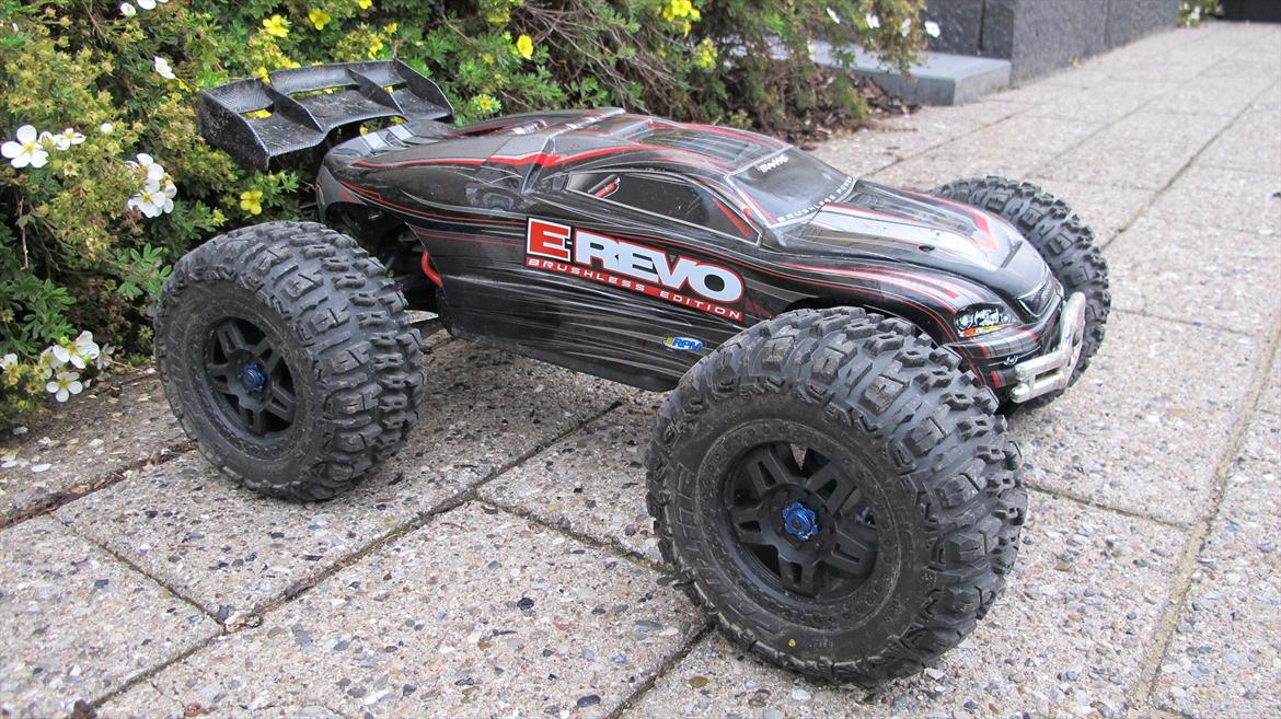 Off-Roader Solgt - Traxxas E-Revo Brushless billede 4