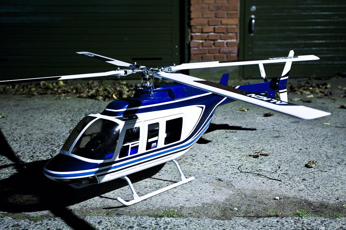 Helikopter ALign -rex 700E 3G - Century Bell 206 Long Ranger billede 3