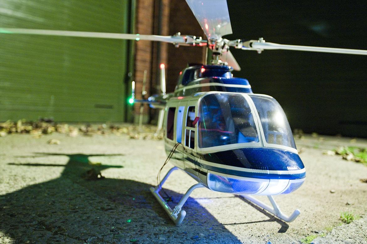 Helikopter ALign -rex 700E 3G - Century Bell 206 Long Ranger billede 7