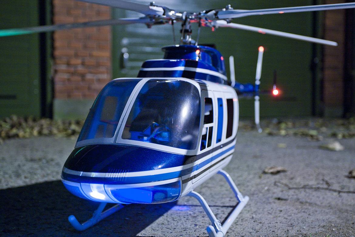 Helikopter ALign -rex 700E 3G - Century Bell 206 Long Ranger billede 8