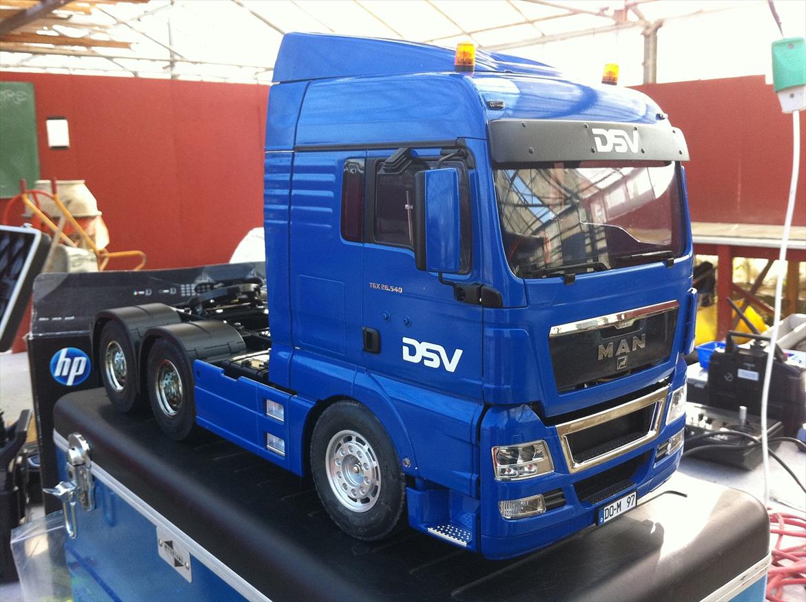 Lastbiler | MAN TGX 26.540 6x4 - Nu med rotorblink og DSV mærker :) billede 4