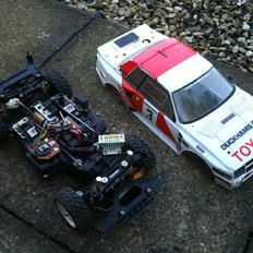 Bil Tamiya Toyota Celica Rally Gr. B