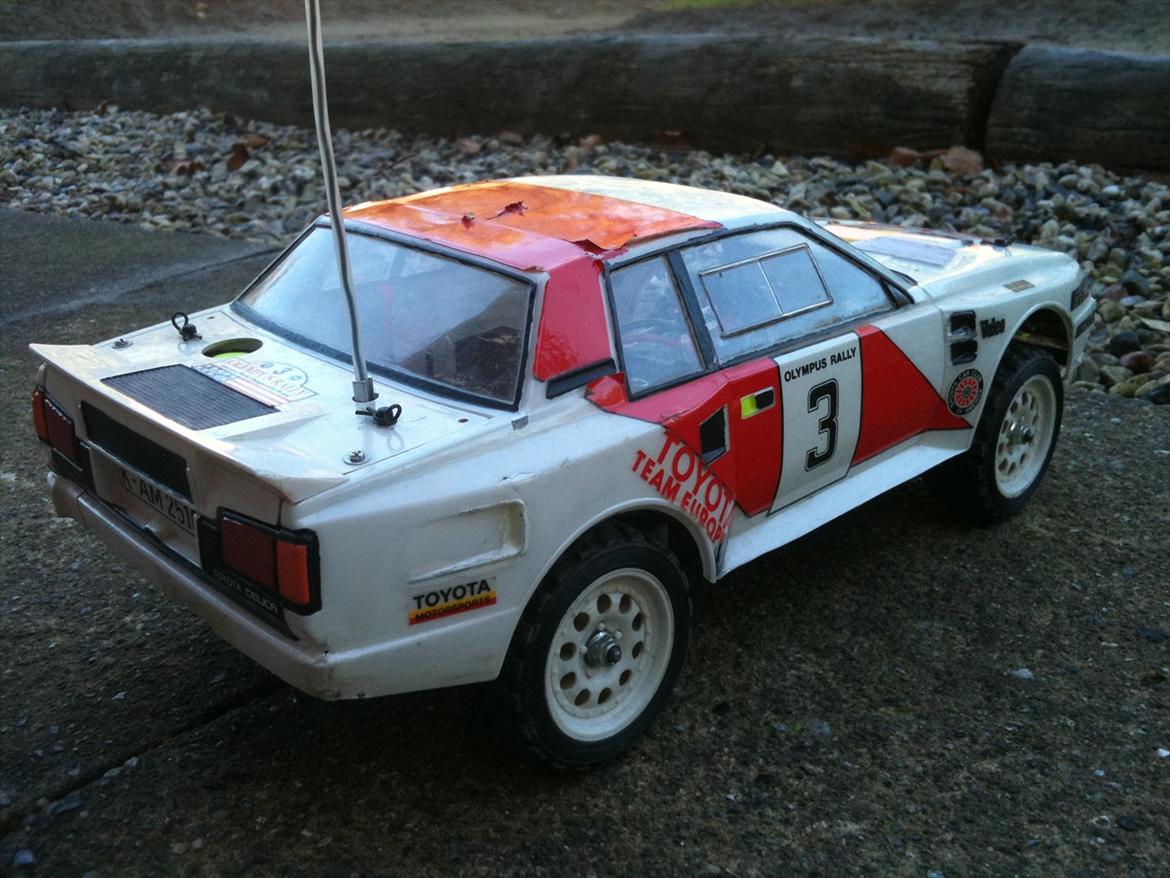 Bil Tamiya Toyota Celica Rally Gr. B billede 4