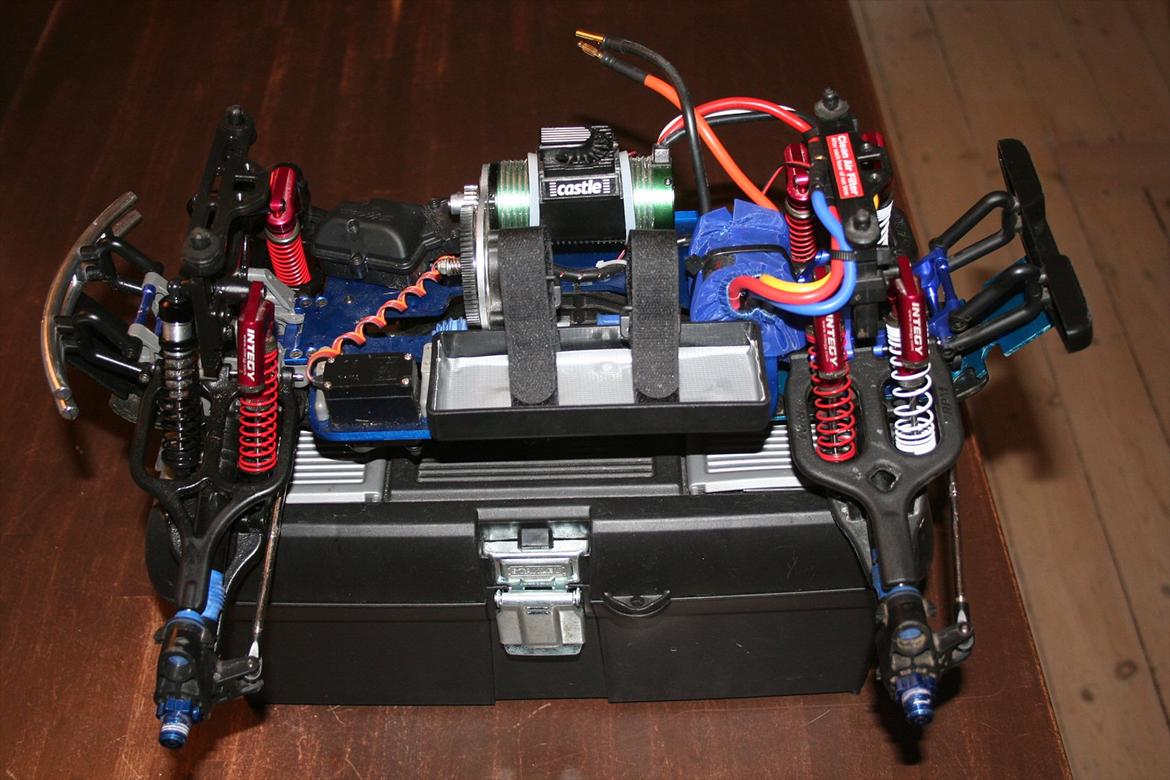 Off-Roader ET-Maxx [recycled] - Integy MSR4 schocks (6 stk) og 2 af ukendt mærke i alu billede 14