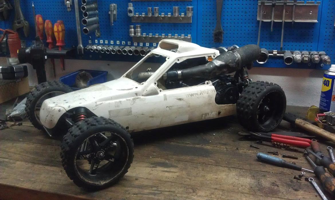 Buggy fg marder - før maling og alu gitter billede 5