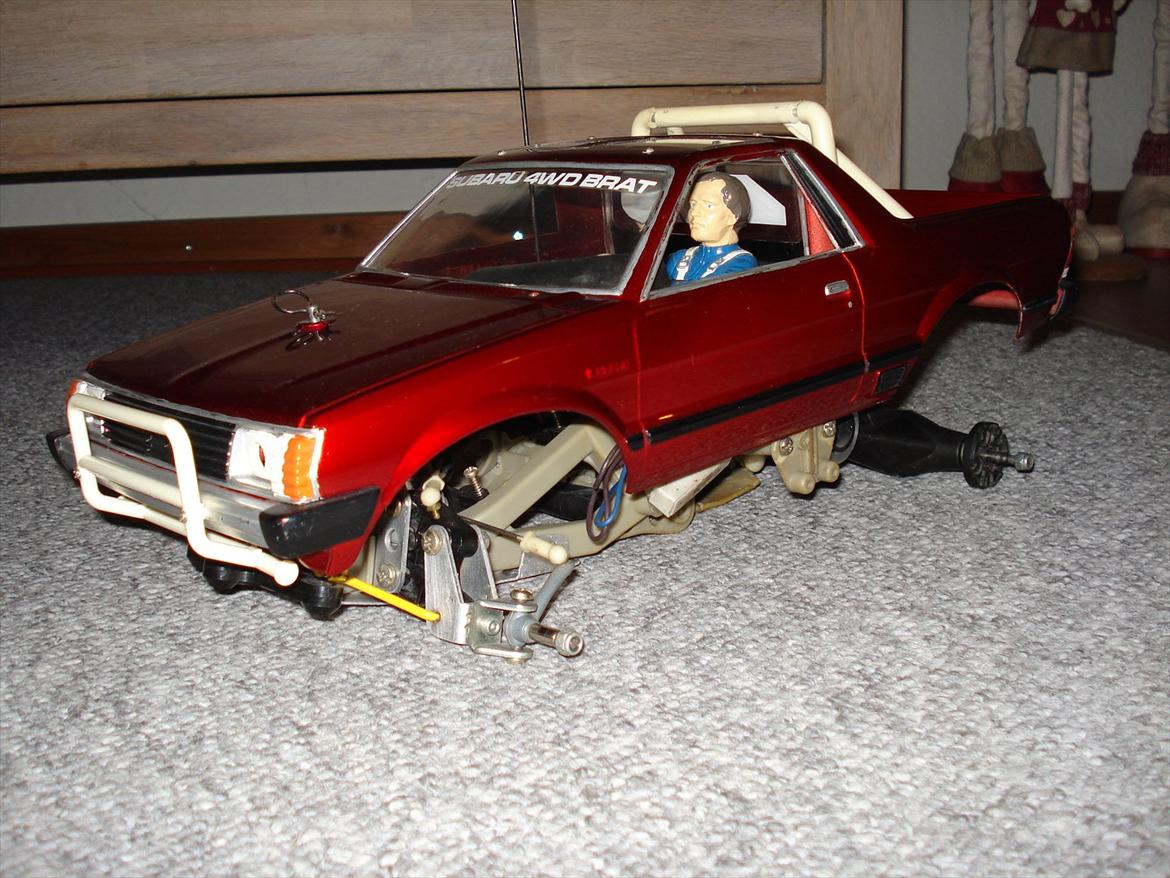 Buggy tamiya fav - ja også lige et billede af  min gamle (1985) tamiya subaru brat håber den kommer du at køre igen   billede 6