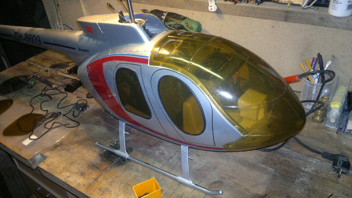 Helikopter Graupner Hughes 500E billede 14