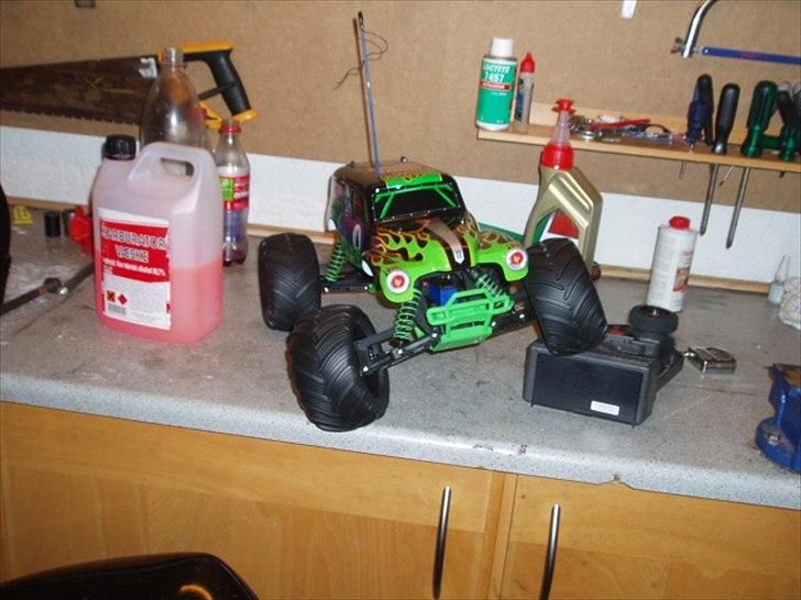 Off-Roader Traxxas Monster jam (Grave Digger) billede 1