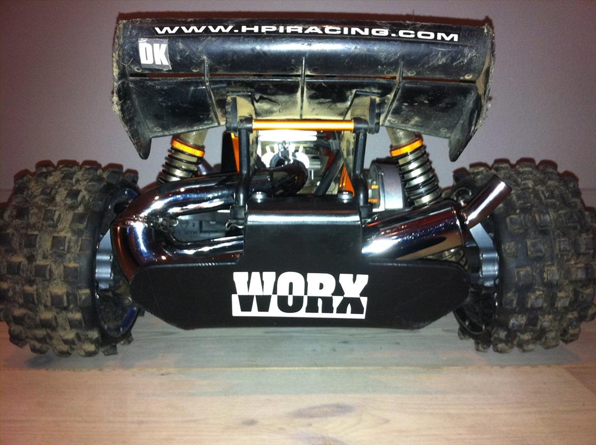 Off-Roader hpi baja 5b ss (Solgt) - ny udstødning dominator v2 silenced og worx kofanger billede 10