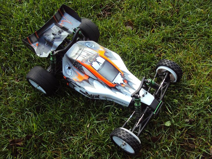 Buggy Ansmann X-pro - Nicolas`s Ansmann Buggy, den skal lige have en ny hækspoiler efter en god tur på Vamdrup`s nye Buggy bane billede 2