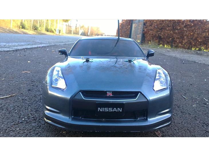 Bil tamiya tt-01 nissan gtr billede 1