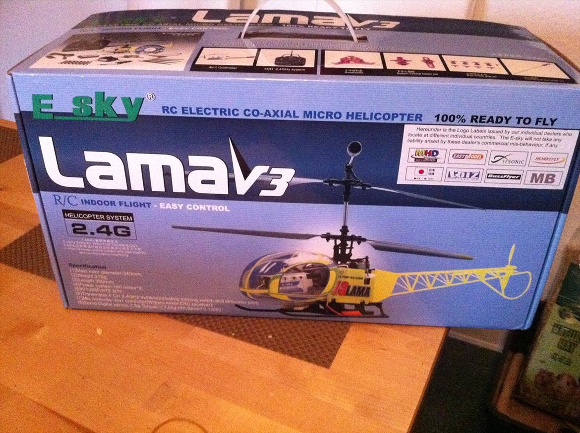 Helikopter ESKY Lama V3 2.4 Ghz billede 2