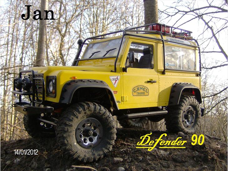 Off-Roader Land Rover Defender 90 (scx10) billede 1
