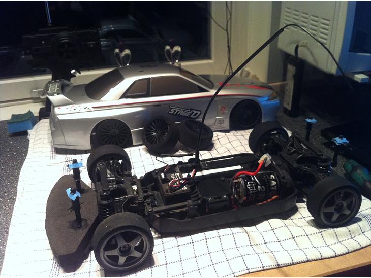 Bil skyline hpi e10 ( skrodet / brugt i dele) billede 18