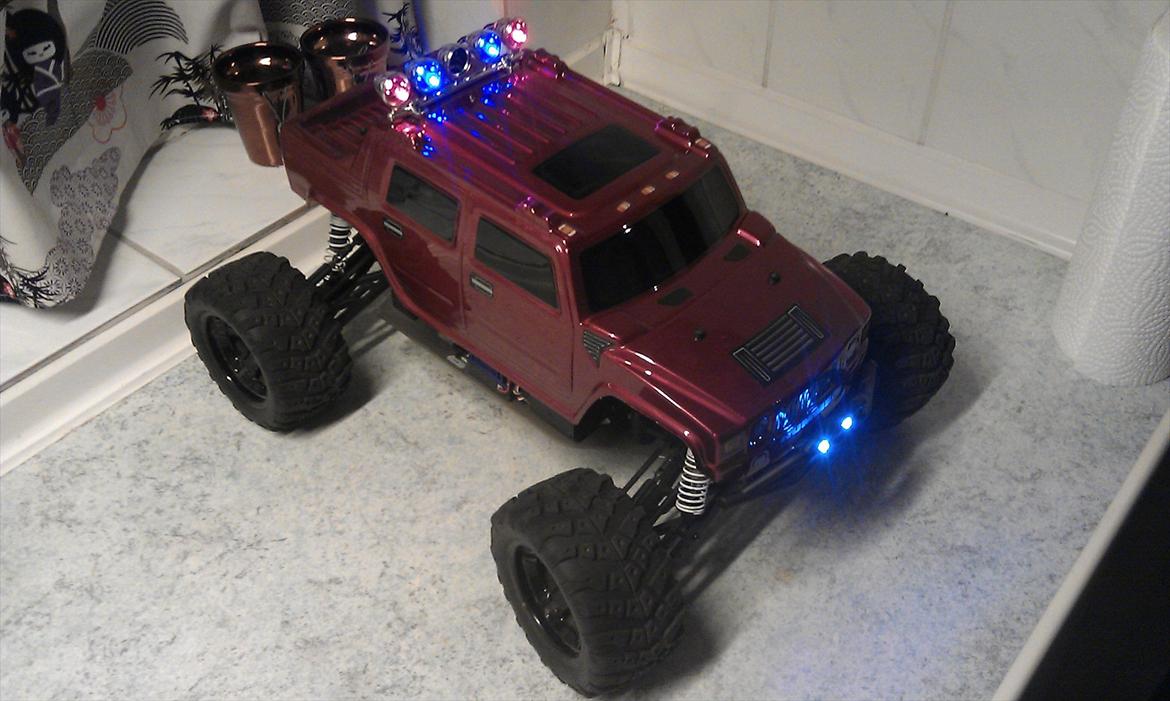 Off-Roader Stealth X09 Truggy Brushless 2.4GHz ( Hummer)      billede 2