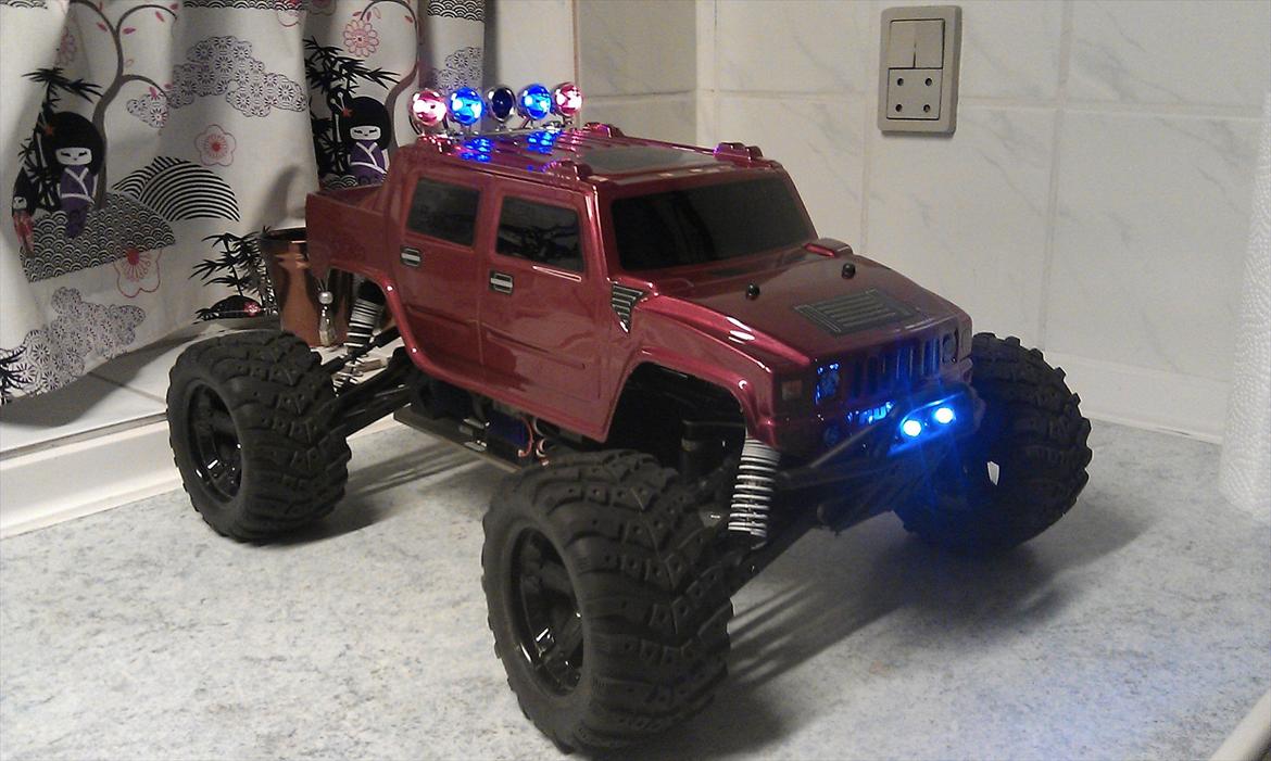 Off-Roader Stealth X09 Truggy Brushless 2.4GHz ( Hummer)      billede 3