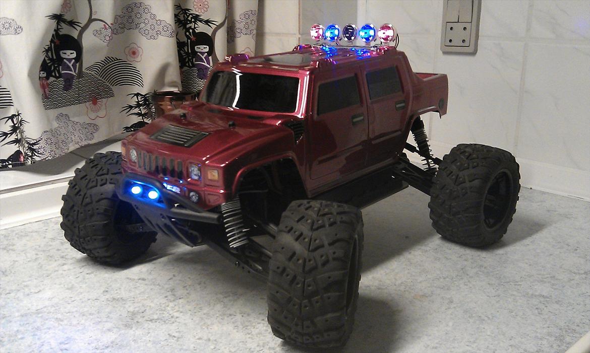 Off-Roader Stealth X09 Truggy Brushless 2.4GHz ( Hummer)      billede 4