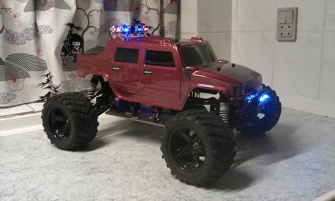 Off-Roader Stealth X09 Truggy Brushless 2.4GHz ( Hummer)      billede 10