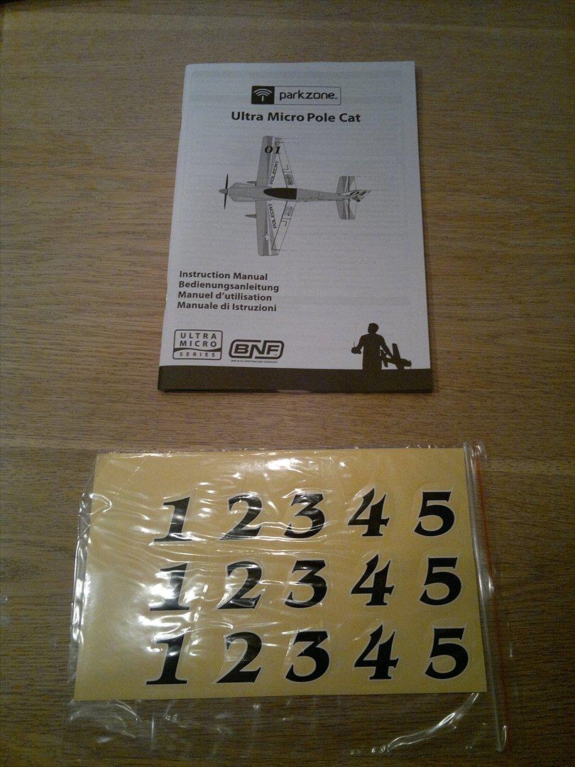 Fly Parkzone Ultra Micro Pole Cat BNF - Lidt extra udstyr billede 7