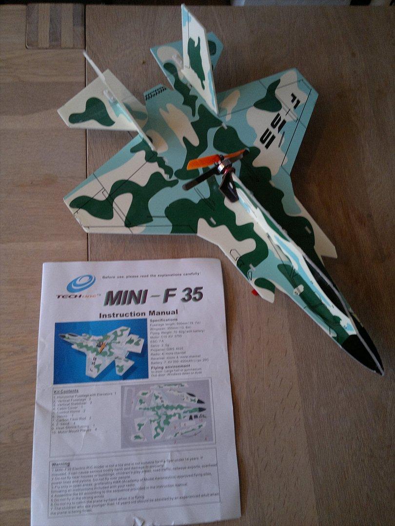 Fly Mini F 35 in-door billede 10