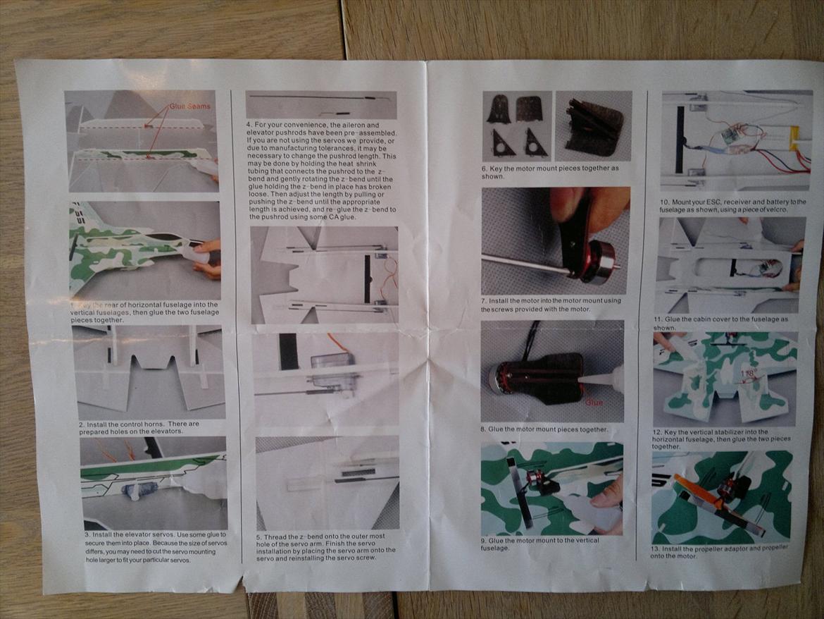 Fly Mini F 35 in-door - Fin manual med foto's billede 11