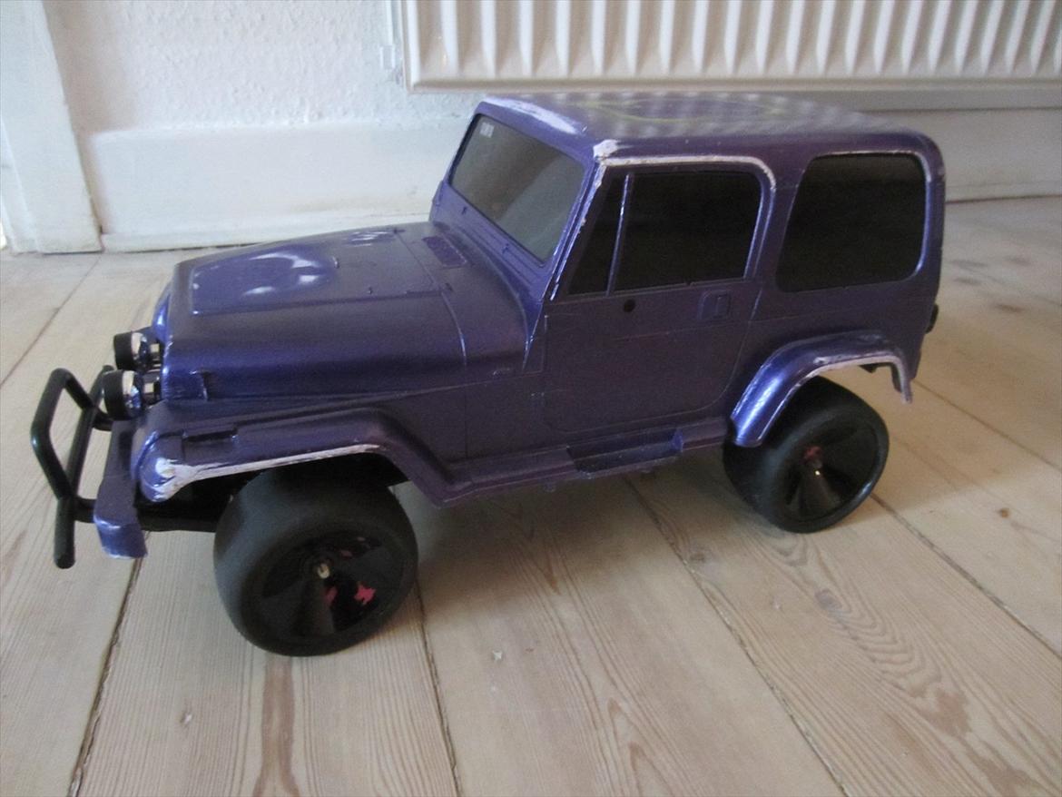 Bil Tamiya Jeep Wrangler YJ - Sådan så bilen ud da jeg købt den.  billede 9